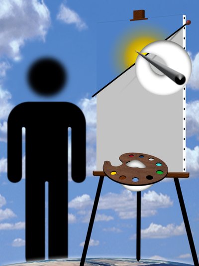 Maler und Modell (III) von Alexander Eibach