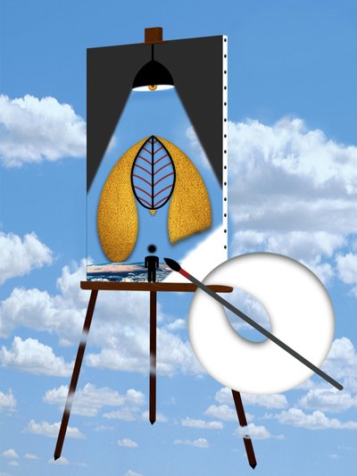 Die Malkunst (II) von Alexander Eibach