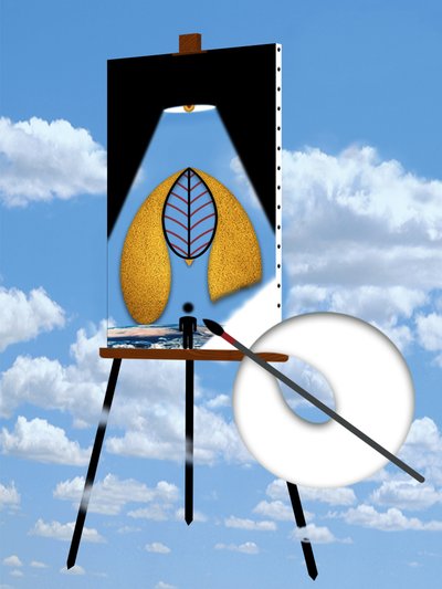 Die Malkunst (II) von Alexander Eibach