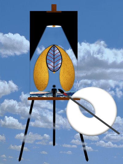 Die Malkunst (III) von Alexander Eibach