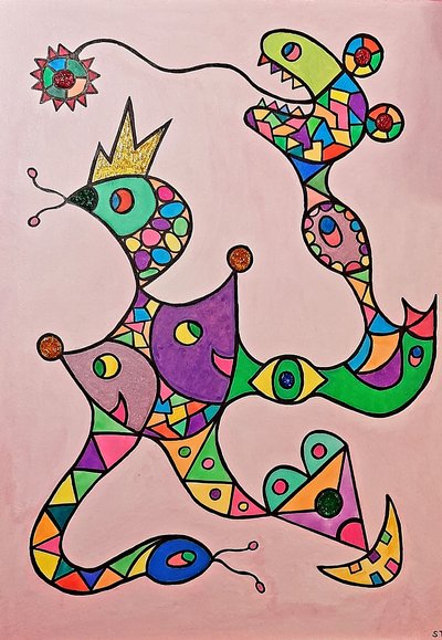 Gezähmtes Narrenwesen von Steffi_Seiler_Art