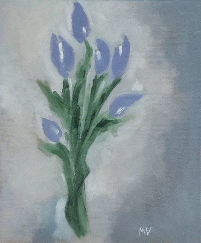 Lilafarbene Tulpen von M. Vet