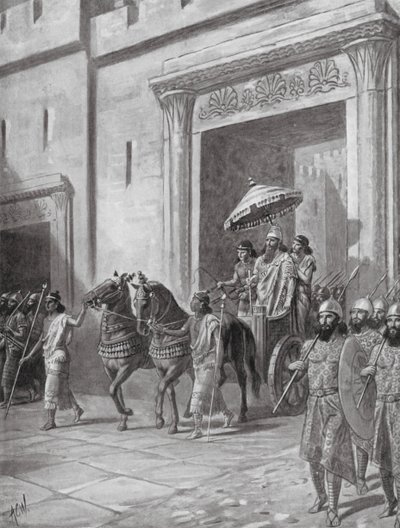 Die Anerkennung von Esarhaddon als König in Ninive von A.C. Weatherstone
