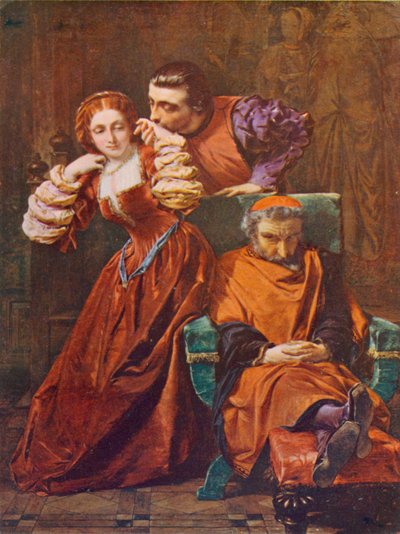 Shakespeare: Silvia und Valentin, Die zwei Herren aus Verona, Akt III, Szene 1 von A. E. Elmore