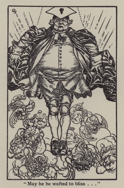 Illustration für Die Essays von Elia von Charles Lamb (Lithographie) von A. Garth Jones