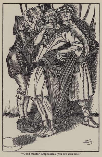 Illustration für The Essays of Elia von Charles Lamb (Lithografie) von A. Garth Jones