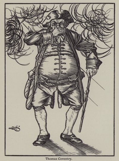 Illustration für The Essays of Elia von Charles Lamb (Lithografie) von A. Garth Jones