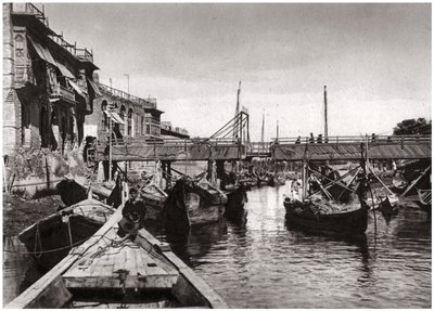 Die Whiteley-Brücke, Ashar Creek, Basra, Irak, 1925 von A. Kerim