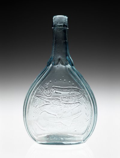 Figurierte Flasche, ca. 1866-1874 von A. R. (attr.to) Samuels