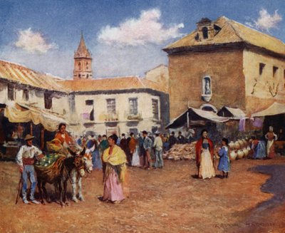 Malaga, ein Markt von A. Trevor Haddon