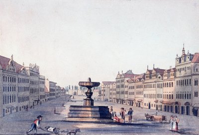 Pferdemarkt, ca. 1810 von A. and Berka, Johann Gustav