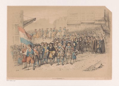 Historischer Umzug zur Feier der V.O.C. von A. van Groeneveldt