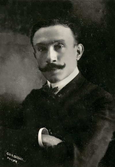 Porträt des französischen Künstlers Leon Lerand von Aaron Gerschel