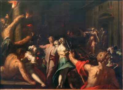 Judith zeigt das Haupt des Holofernes von Abraham Bloemaert