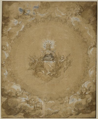 Die Jungfrau in der Glorie von Abraham Bloemaert