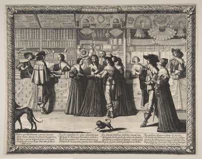 Die Galerie des Justizpalastes, ca. 1638 von Abraham Bosse