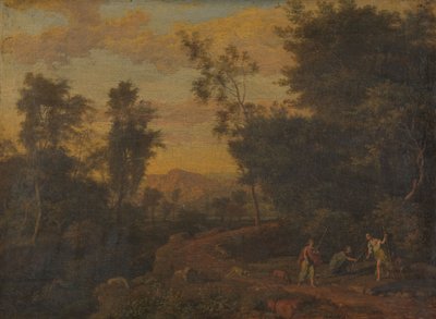 Diana und ihre Nymphen auf der Jagd von Abraham Genoels