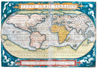 Welt von Abraham Ortelius
