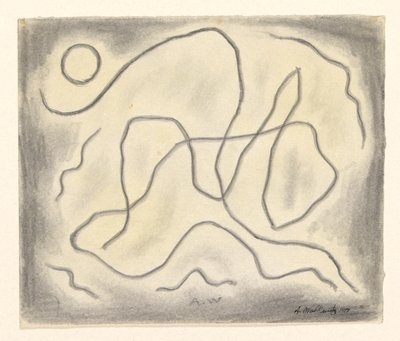 Rhythmische Linien: Tanzabstraktion von Abraham Walkowitz