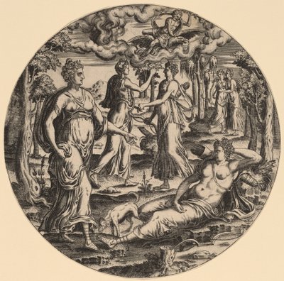 Diana und ihre Nymphen in einem Garten von Abraham de Bruyn
