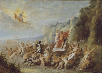 Der Triumph von Neptun und Amphitrite von Abraham van Diepenbeeck