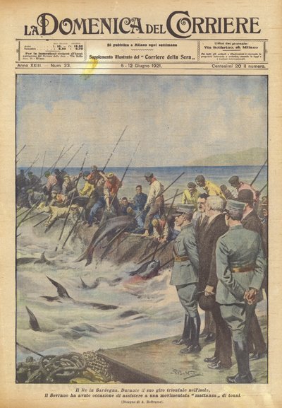 Der König in Sardinien von Achille Beltrame