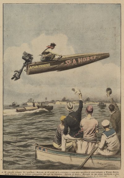 Das fliegende Boot von Achille Beltrame