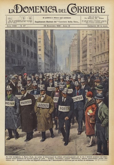 Die Weltwirtschaftskrise von Achille Beltrame