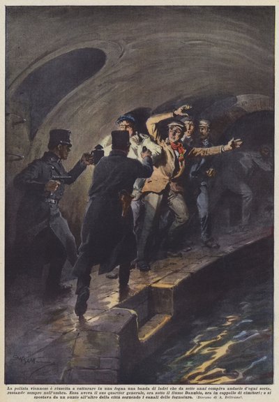 Die Wiener Polizei hat es geschafft, in einem Abwasserkanal eine Bande von Dieben zu fangen, die seit sieben Jahren von Achille Beltrame