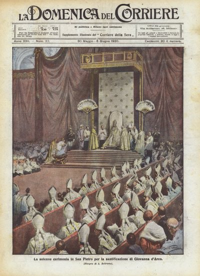 Die feierliche Zeremonie in St. Peter zur Heiligsprechung von Jeanne d