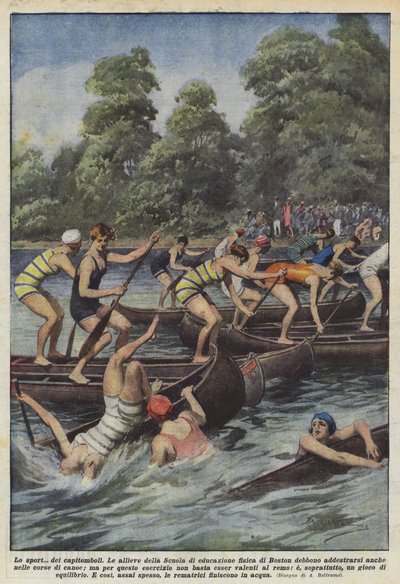 Der Sport? der Stürze von Achille Beltrame