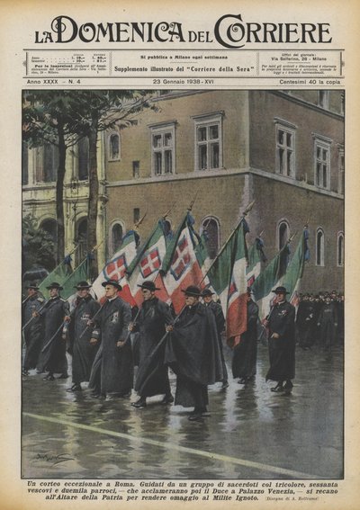 Ein außergewöhnlicher Umzug in Rom von Achille Beltrame