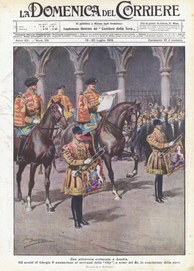 Eine malerische Zeremonie in London von Achille Beltrame