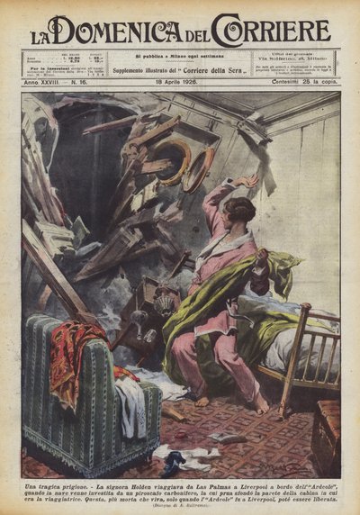 Ein tragisches Gefängnis von Achille Beltrame
