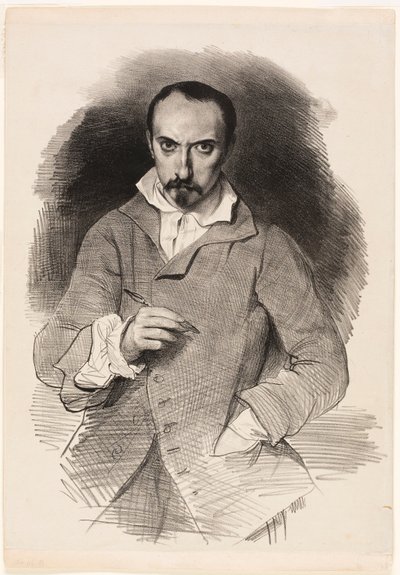 Selbstporträt von Achille Devéria