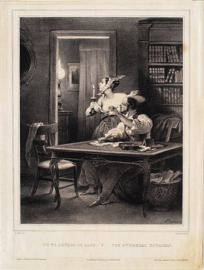Du überhitzt dich (Tu te brûles le sang!) von Achille Devéria