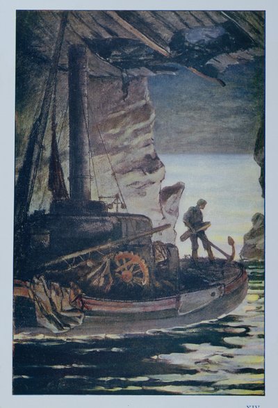 Illustration aus Les Travailleurs de la Mer von Victor Hugo (1802-85) 1923 von Achille Granchi Taylor