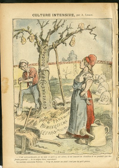 Illustration von Achille Lemot (1846-1909) in Le Pelerin von Achille Lemot