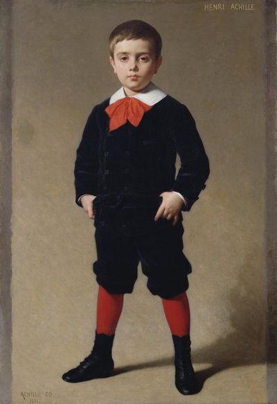 Porträt von Henri Achille, dem Sohn des Künstlers, 1881 von Achille Zo