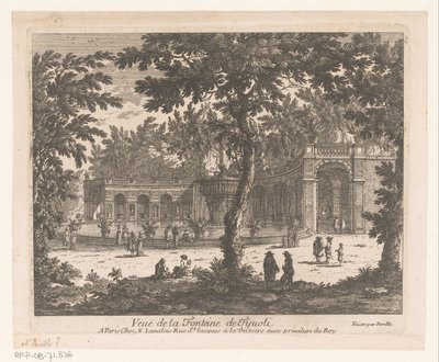 Ansicht eines Brunnens von Adam Perelle