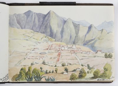 Skizzenbuch mit Zeichnungen und Notizen, Nord- und Südamerika (einschließlich Mexiko) von Adela Breton