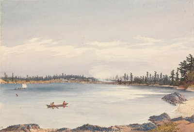 Victoria-Siedlung, Vancouver Island, 13. August 1851 von Admiral Sir Edward Gennys Fanshawe