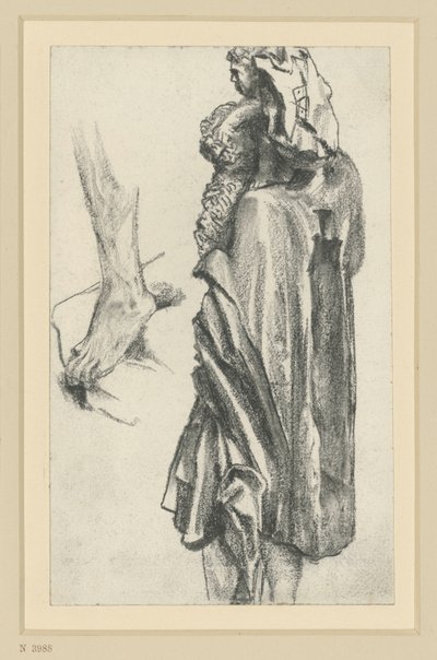 Christophorus des Freiberger Apostelmeisters in Dresden von Adolph Menzel