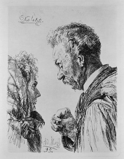 Das Letzte. Für den Verein für Original-Radirung zu Berlin. Heft 10 von Adolph Menzel