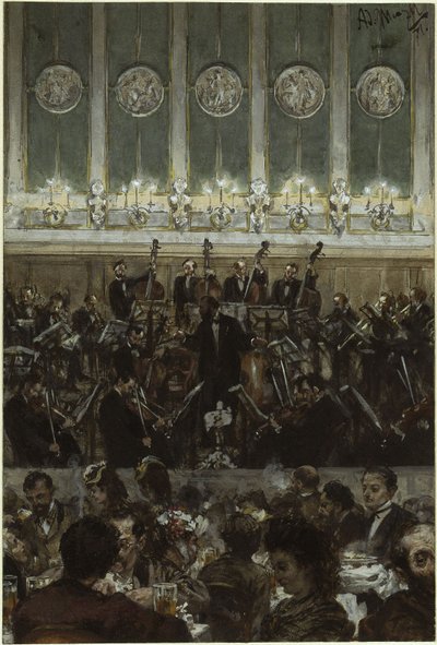 Konzert bei Bilse von Adolph Menzel