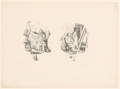 Künstler in Ausbildung von Adolph Menzel