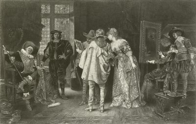 Kenner im Atelier von Rembrandt von Adolphe Alexandre Lesrel