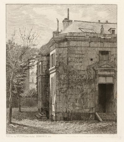 Rue de la Victoire (70). Hôtel Bonaparte von Adolphe Théodore Jules Martial Potémont
