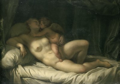 Amor küsst Venus von Adriaan van der Werff
