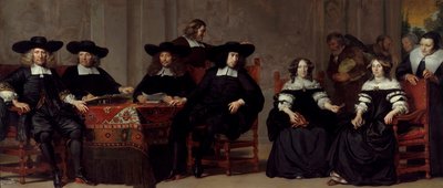 Gouverneure und Gouvernanten des Oudemannen- und Vrouwengasthuis von Adriaen Backer